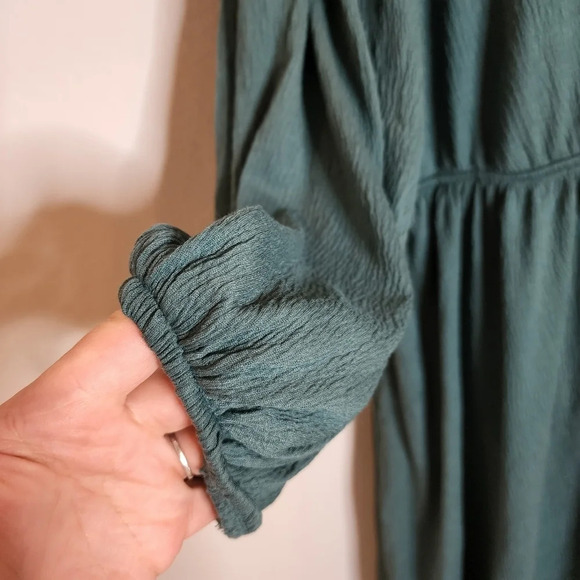 NWT Ava & Viv stretchy green dress with pockets - Picture 9 of 16